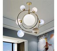 Chandelier Modern Living Room Chandelier Indoor Decoration Light Pendant Lamp Children Room Lamp with LED G9 Bulbs (Emitting Color : Cold White Lampshade Color : Type 02)