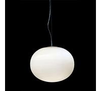 Chandelier Modern Milk White Glass Ball Pendant lamp Light glo Ball S1 S2 Pendant lamp Minimalist Restaurant/Bar Lamp (Body Color : S1 Dia 13 Inch)