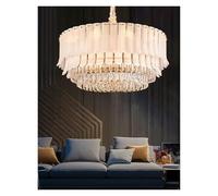 Chandelier Postmodern Luxury Round Golden Crystal Chandelier 2025 New Trend Home Decor Hanging Light Fixture For Living Room