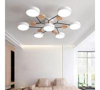Chandelier Sputnik LED Semi Flush Mount Ceiling Light Fixtures - Molecule White Close to Ceiling Light Living Room Ceiling Lighting,Chandeliers Chandelier/White/7 Light