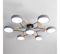 Chandelier Sputnik LED Semi Flush Mount Ceiling Light Fixtures - Molecule White Close to Ceiling Light Living Room Ceiling Lighting,Chandeliers Chandelier/Gray/7 Light