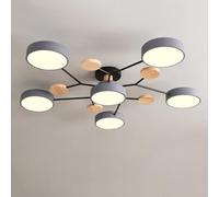 Chandelier Sputnik LED Semi Flush Mount Ceiling Light Fixtures - Molecule White Close to Ceiling Light Living Room Ceiling Lighting,Chandeliers Chandelier/Gray/6 Light