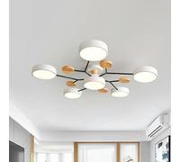 Chandelier Sputnik LED Semi Flush Mount Ceiling Light Fixtures - Molecule White Close to Ceiling Light Living Room Ceiling Lighting,Chandeliers Chandelier/White/6 Light