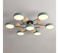 Chandelier Sputnik LED Semi Flush Mount Ceiling Light Fixtures - Molecule White Close to Ceiling Light Living Room Ceiling Lighting,Chandeliers Chandelier/Green/5 Light