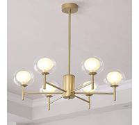 CHANDELIER SPUTNIK MODERNE 6 lustres légers avec des luminaires de cuisine en métal réglables Mid Century Pendant Light V-Intage Industrial Plafond Light pour le salon noir 8 lumières, suspendu