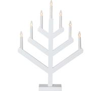 Chandelier Vinga blanc 7 LED E10 H 62cm L 45cm
