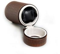 Chandelier Watch Winder Box, Automatic PU Leather Watches Boxes Easy to Carry - Black/Brown 520g Good Times Chandelier