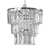 Chandeliers, Crystal Chandelier Crystal Chandelier 3 Tier Ceiling Light Fixture - Light Living Room Bedroom Entrance Lighting Illuminated, Suitable Compatible with Bedroom/Color/Clear