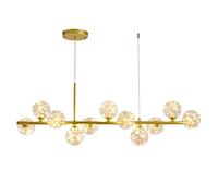 Chandeliers Modi la Globe Spoutnik lustres linéaires Pendants Lights Moléculaire Plafond Éclairage