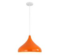 Chandeliers Multi Colour Light Black Elegant Pendant Nordic Style Indoor Suspension Lamp Suitable for Dining Living Room,Bedroom,Hallway,Kitchen,Bar(Orange,24cm)