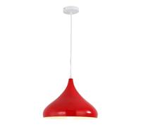 Chandeliers Multi Colour Light Black Elegant Pendant Nordic Style Indoor Suspension Lamp Suitable for Dining Living Room,Bedroom,Hallway,Kitchen,Bar(Red,42cm)