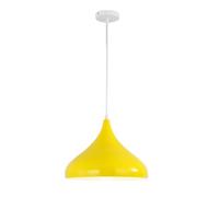 Chandeliers Multi Colour Light Black Elegant Pendant Nordic Style Indoor Suspension Lamp Suitable for Dining Living Room,Bedroom,Hallway,Kitchen,Bar(Yellow,32cm)