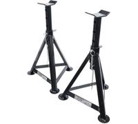 Chandelles à crémaillère BGS - 1,5 TONNE - Noir