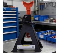 Chandelles pour Véhicules | Support de Levage Capacité 3 Tonnes - Support de Sécurité Renforcé,pour Maison Voyage Atelier Terrain Remorque Camion Camping-Car Moto Garage Extérieur