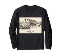 Chandler Arizona Dessin de Paysage de Rue Vintage Manche Longue