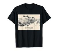 Chandler Arizona Dessin de Paysage de Rue Vintage T-Shirt