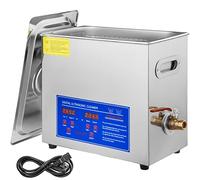 Chaneau Nettoyeur A Ultrasons 6L Pour Bijoux Appareil Nettoyage Ultrasons Professionnel Nettoyeur Digital Affichage Ultrasonique (6L)