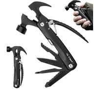 ChaneeHann 12 En 1 Marteau Multifonction Couteau Multifonction Et Pince Multifonctions Pour Randonnée Accessoires Et Camping Avec Sac Oxford Et Boite