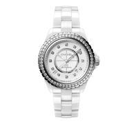 Chanel - Montre J12 Lunette Diamants - Femme - Accessoires - Blanc - Taille: ONE Size