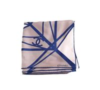 Chanel Vintage - Carré en soie Pre-owned - Femme - Pre-owned - Beige - Taille: ONE Size