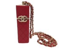 Chanel Vintage - Étui à rouge à lèvres Pre-owned - Femme - Pre-owned - Rouge - Taille: ONE Size