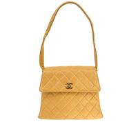 Chanel Vintage, Femme, Pre-owned, Beige, Taille: ONE Size Pre-owned Vintage cc square flap shoulder bag