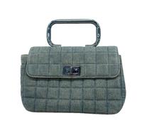 Chanel Vintage, Femme, Pre-owned, Bleu, Taille: ONE Size Sac à main vintage en denim Pre-owned