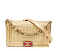 Chanel Vintage, Femme, Pre-owned, Jaune, Taille: ONE Size Pre-owned Boy Bag