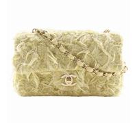 Chanel Vintage, Femme, Pre-owned, Jaune, Taille: ONE Size Pre-owned Tissu sacs-chanel