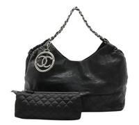 Chanel Vintage, Femme, Pre-owned, Noir, Taille: ONE Size Pre-owned Coco Cabas Leather Shoulder Bag