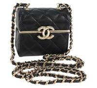 Chanel Vintage, Femme, Pre-owned, Noir, Taille: ONE Size Pre-owned Cuir sacs-chanel