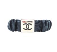 Chanel Vintage, Femme, Pre-owned, Noir, Taille: ONE Size Pre-owned Shush Coco Mark Lambskin Hair Tie