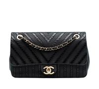 Chanel Vintage, Femme, Pre-owned, Noir, Taille: ONE Size Sac bandoulière Pre-owned