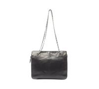 Chanel Vintage, Femme, Pre-owned, Noir, Taille: ONE Size Sac bandoulière Pre-owned Coco Mark en cuir d'agneau