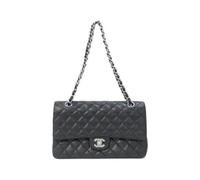 Chanel Vintage, Femme, Pre-owned, Noir, Taille: ONE Size Sac bandoulière Pre-owned en cuir caviar