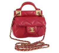 Chanel Vintage, Femme, Pre-owned, Rose, Taille: ONE Size Pre-owned Cuir sacs-chanel