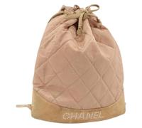 Chanel Vintage, Femme, Pre-owned, Rose, Taille: ONE Size Sac à dos Pre-owned Vintage en satin