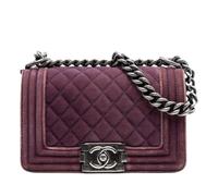 Chanel Vintage, Femme, Pre-owned, Violet, Taille: ONE Size Pre-owned This Boy Flap