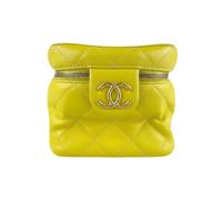 Chanel Vintage - Mini sac en cuir Pre-owned - Femme - Pre-owned - Jaune - Taille: ONE Size