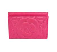 Chanel Vintage - Porte-cartes Camélia Pre-owned - Femme - Pre-owned - Rose - Taille: ONE Size