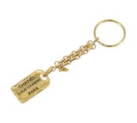 Chanel Vintage - Porte-clés en métal Pre-owned - Femme - Pre-owned - Jaune - Taille: ONE Size