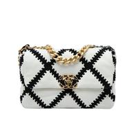 Chanel Vintage - Pre-owned 19 Flap Bag - Femme - Pre-owned - Blanc - Taille: ONE Size