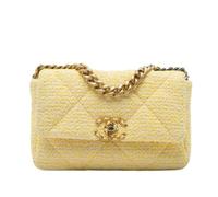 Chanel Vintage - Pre-owned 19 Flap Bag - Femme - Pre-owned - Jaune - Taille: ONE Size