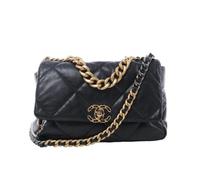 Chanel Vintage - Pre-owned 19 Sac Grand Modèle - Femme - Pre-owned - Noir - Taille: ONE Size