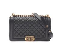 Chanel Vintage - Pre-owned Boy Leather Shoulder Bag - Femme - Pre-owned - Noir - Taille: ONE Size