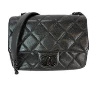 Chanel Vintage - Pre-owned Caviar Quilted Incognito Mini Square Flap Bag - Femme - Pre-owned - Noir - Taille: ONE Size