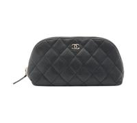 Chanel Vintage - Pre-owned Caviar Skin Pouch - Femme - Pre-owned - Noir - Taille: ONE Size