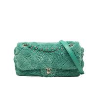 Chanel Vintage - Pre-owned Coco Beach Flap - Femme - Pre-owned - Vert - Taille: ONE Size