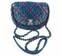 Chanel Vintage - Pre-owned Coco Beach Mini Crossbody Bag - Femme - Pre-owned - Bleu - Taille: ONE Size