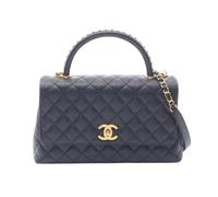 Chanel Vintage - Pre-owned Coco Handle 2way handbag - Femme - Pre-owned - Bleu - Taille: ONE Size